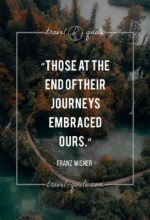 Those at the end of their journeys embraced ours.