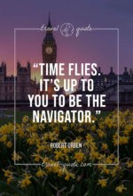 Time flies. It’s up to you to be the navigator.